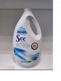 Żel Do Prania See Wasch Snow White Do Białego Mega Butla 5.9L