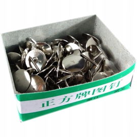 Pinezki Srebrne 10mm - Zestaw 50szt. w Pudełku