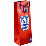 Czerwona Torebka na Koniak, alkohol 30x12cm z nadrukiem England