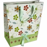 Elegancka torebka prezentowa XL z wstążką 35x32 cm, papier 210g