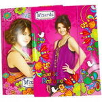 Teczka papierowa laminowana A4 "Wizards" z gumką.