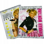 Teczka papierowa laminowana A4 z gumką "Hannah Montana"