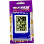 Termometr ,zegar, kalendarz elektroniczny Bioterm 10x7cm fiolet 6 funkcji