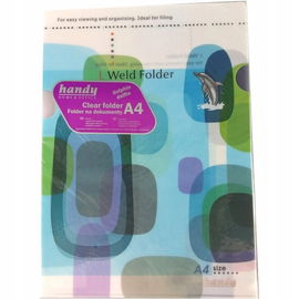 Folder na dokumenty PP Delfin typ L, A4, 5 szt., niebieski.