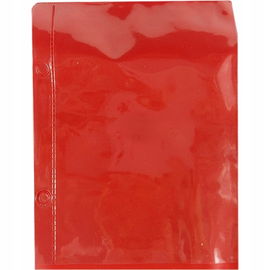 Folder na dokumenty, A6, 1 szt., czerwony, 17x13 cm.