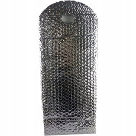 Torebka termiczna 1 l, 37x14 cm srebrna