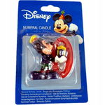 Świeczka urodzinowa cyfra Disney „0”, Myszka Miki, 5 cm.