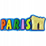 Magnes na lodówkę gumowy „Paris”, 8x3 cm.