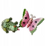 Magnes na lodówkę 7,5 cm - Zwierzęta: Motyl lub Żaba