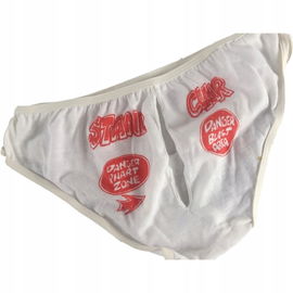 Party prezent - zabawne majtki z dziurą, z PCV.