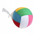 Piłka kolorowa sportowa, 25 cm, w siatce.