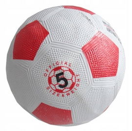 Gumowa Piłka Nożna 28cm - Rozmiar 5, 350g