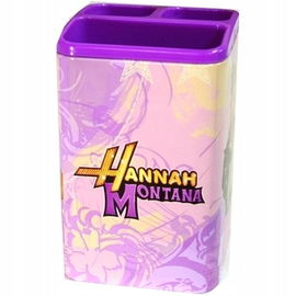 Organizer na biurko dziecięcy "Hannah Montana", metalowy.
