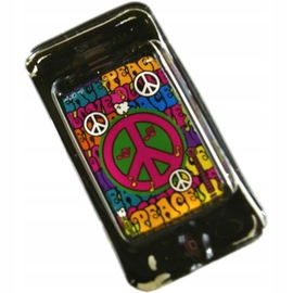 Popielniczka szklana prostokątna iSmoke, 12x6,5 cm, mix wzorów.