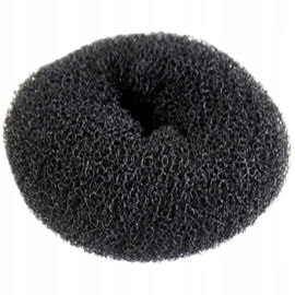 Gumka do włosów typu kokówka, 10 cm, czarna.