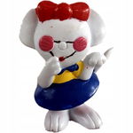 Dekoracja gumowa - figurka myszki, 6 cm, mix wzorów.