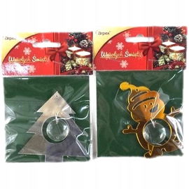 Ozdoba bożonarodzeniowa - choinkowa, 8 cm, lustrzana. mix kolorów i wzorów.