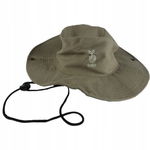 Kapelusz męski Safari 60 cm - gruby bawełniany, kolor khaki