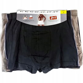 Męskie bokserki bawełniane zestaw 2 szt. - M-XXL