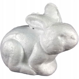 Dekoracja Wielkanocna Styropianowy Zajączek 6cm