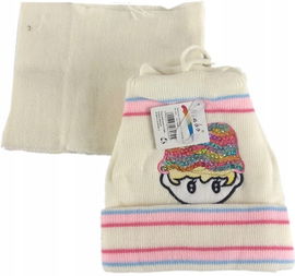 Elegancki i Ciepły Komplet Zimowy dla Dziecka - Czapka i Szalik