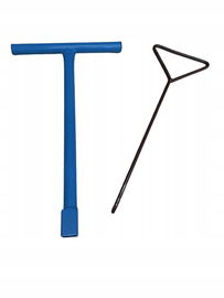 Klucz do Zasuw Wodociągowych 100 cm + Hak do Włazów - Super Zestaw