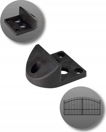 Stoper / Odbój do Bram Skrzydłowych - Czarny, Gumowy, Bezpieczny dla Kół