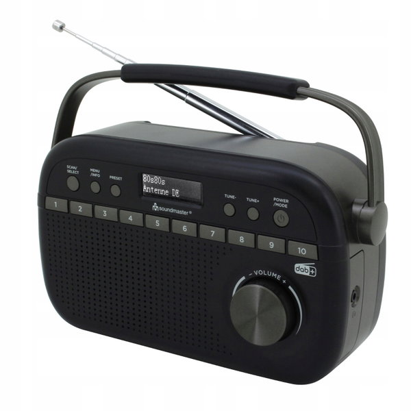 Radio CYFROWE Soundmaster DAB270SW FM DAB+ Podwójny Budzik Radiobudzik RDS