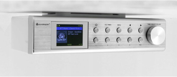Kuchenne INTERNETOWE CYFROWE Radio Podszafkowe Soundmaster IR1500SI Blutut