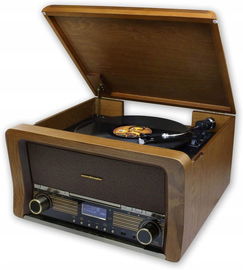 Gramofon RETRO Soundmaster NR50 CD MP3 USB FM DAB+ Bluetooth AUX Radio RDS