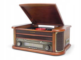 Gramofon RETRO Soundmaster NR540 kaseta CD MP3 USB RADIO FM Bluetooth AUX