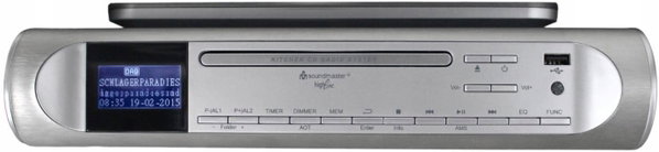 Kuchenne CYFROWE Radio Podszafkowe Soundmaster UR2170SI CD/MP3 USB BT DAB+