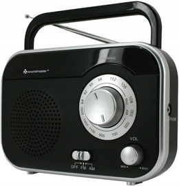 Przenośne Radio FM Soundmaster TR410SW Zasilane z sieci i na baterie Jack