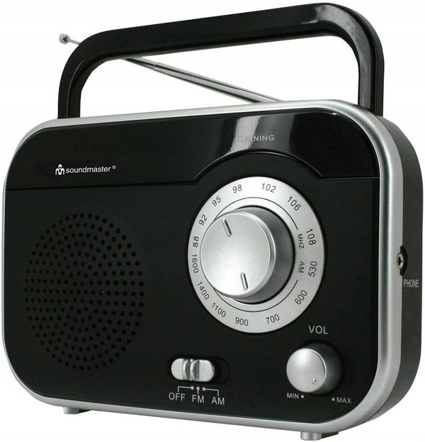 Przenośne Radio FM Soundmaster TR410SW Zasilane z sieci i na baterie Jack