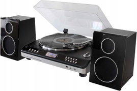 Wieża Stereo Soundmaster PL979SW Gramofon Nagrywanie Radio Cyfrowe USB CD