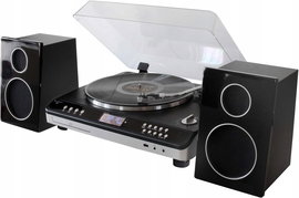 Wieża Stereo Soundmaster PL979SW Gramofon Nagrywanie Radio Cyfrowe USB CD