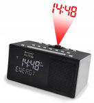 Soundmaster UR8200SI Radio CYFROWE budzik Zegar Projektor Drzemka RDS DAB+