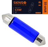 ŻARÓWKA SENSO C5W 12V 36mm SUPER WHITE XENON