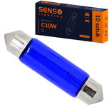 ŻARÓWKA SENSO C10W 12V 41mm SUPER WHITE