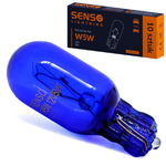 ŻARÓWKA SENSO SUPER WHITE W5W 12V BLUE XENON