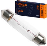 ŻARÓWKA SENSO C5W 12V 5W 41mm SV8.5 Rurka Rurkowa HOMOLOGACJA E4