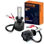 Żarówki SENSO 2x LED H1 +250% CSP 12V 16000LM RETROFiT