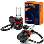 Żarówki SENSO 2x LED H11 +250% CSP 12V 16000LM RETROFiT