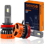 Żarówki SENSO 2x LED H11 +400% CSP 20000LM RETROFiT